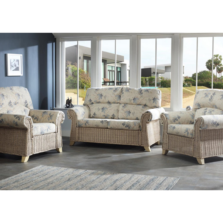 Highland Dunes Cynthia 3 Piece Conservatory Sofa Set Wayfair.co.uk